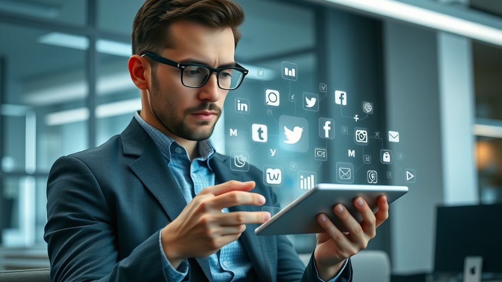 Professional comparing social media platforms for personal brand on social media
