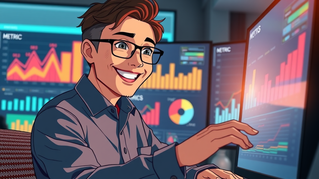 analyst measuring social media paid ad campaign metrics for optimization