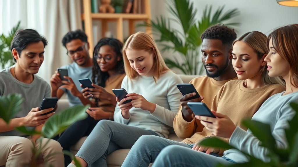 silent video captioning for accessibility - diverse audience reading captions on smartphones