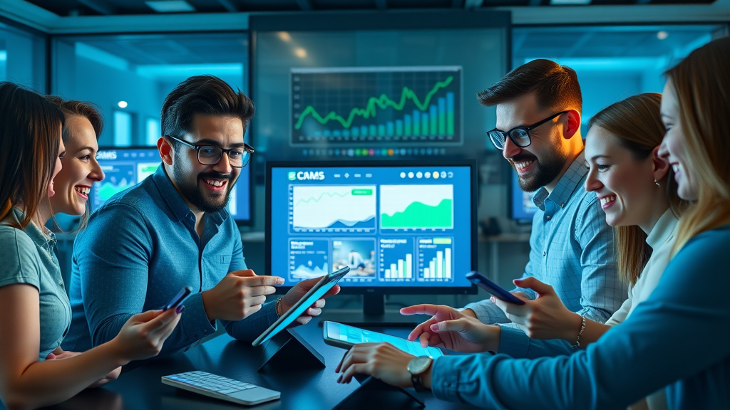 entrepreneur reviewing digital marketing strategy key takeaways