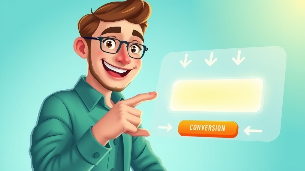 conversion rate optimization conversion funnel visualization user clicking call-to-action