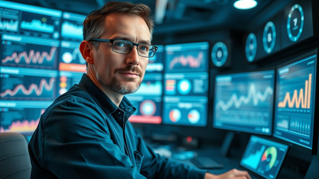 Lead nurturing specialist reviewing multichannel automation dashboard