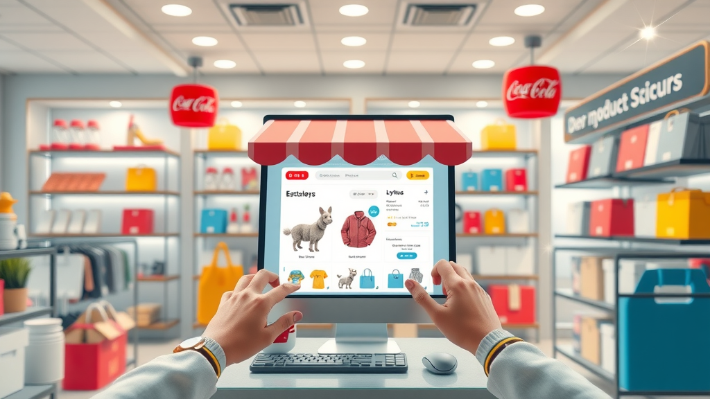 Attractive e-commerce product page with high-quality images and digital retail details, designed to increase website conversion.