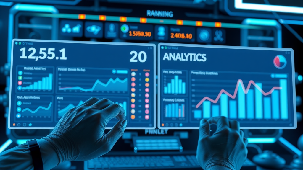 Digital dashboard showing side-by-side comparison rankings of top social media analytics tools