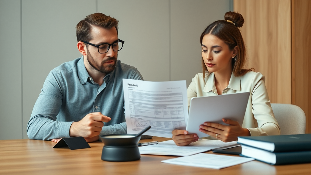 geo-targeted content marketer legal advisor reviewing privacy compliance documents