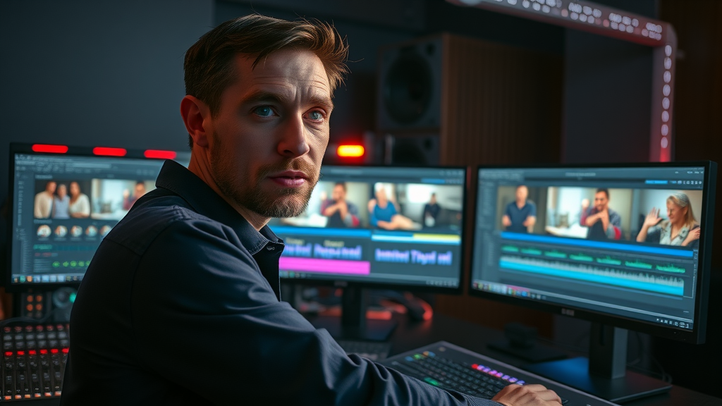 video editor video storytelling narrative visuals audio editing