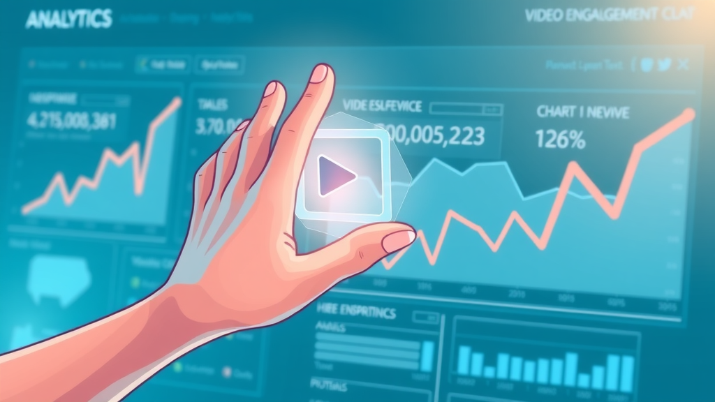 how to measure video engagement metrics infographic for video content