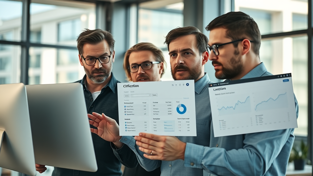 local seo citation source marketing team analyzing citation data local businesses search ranking office