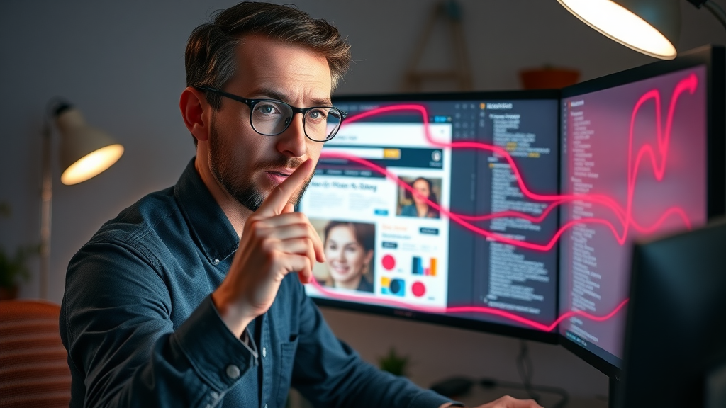 conversion expert optimizing landing page with heatmap overlays for paid campaigns