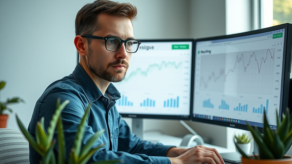 local keyword research plotting keyword ranking data SEO analyst