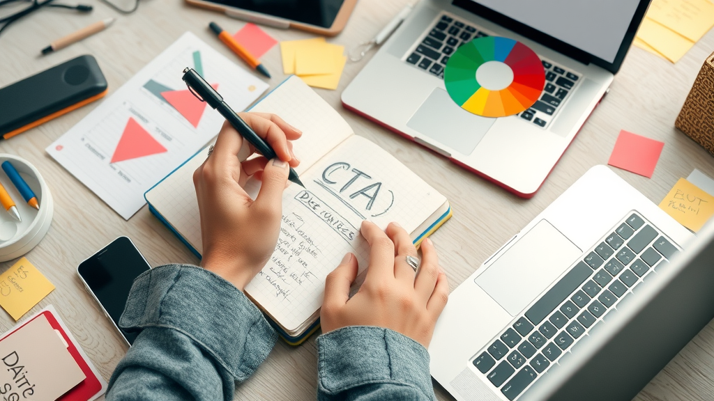 creating a call to action using step-by-step template and action verbs