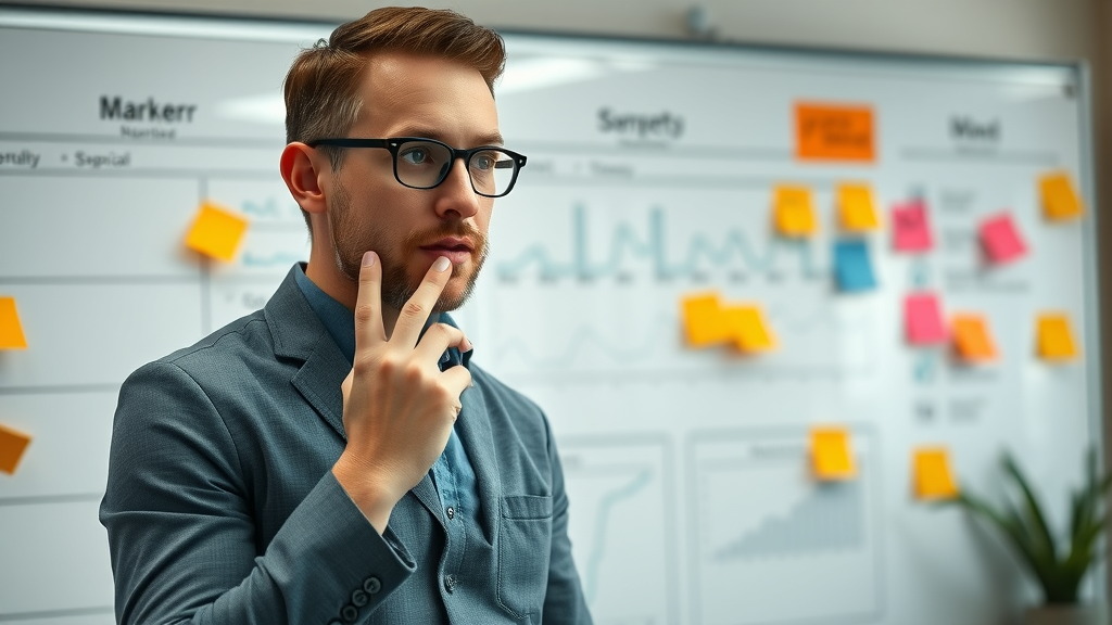 digital marketing strategy professional marketer explaining conversion rate optimization with charts