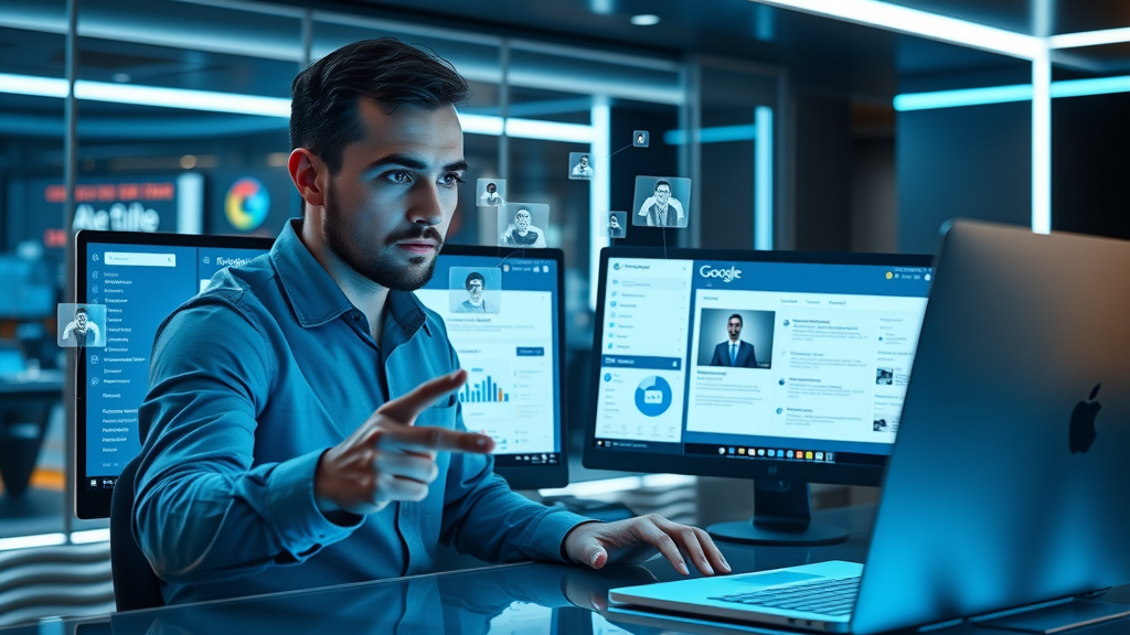 google business profile entrepreneur growth chart tablet cafe customers insight business listing performance