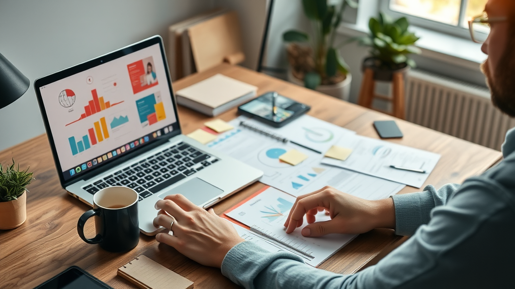Professional planning personal branding strategy for social media platforms