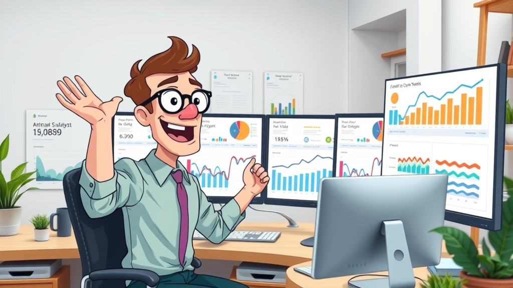 analyst running A/B testing with web analytics tools for improved conversion rate and user experience