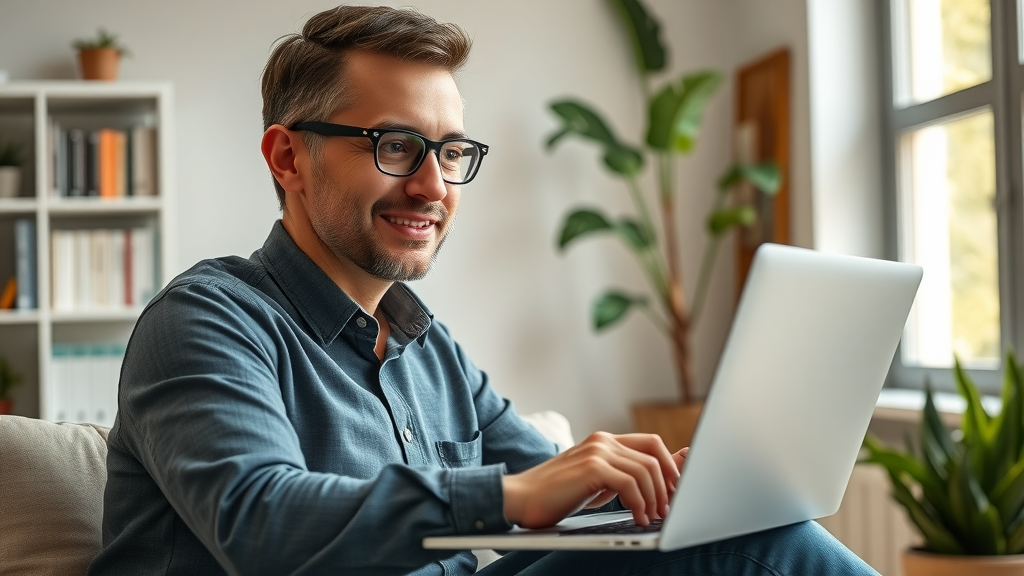 Professional updating a LinkedIn profile to optimize personal brand basics