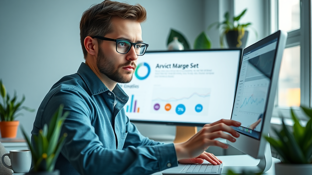 seo specialist optimizing blog post for content marketing