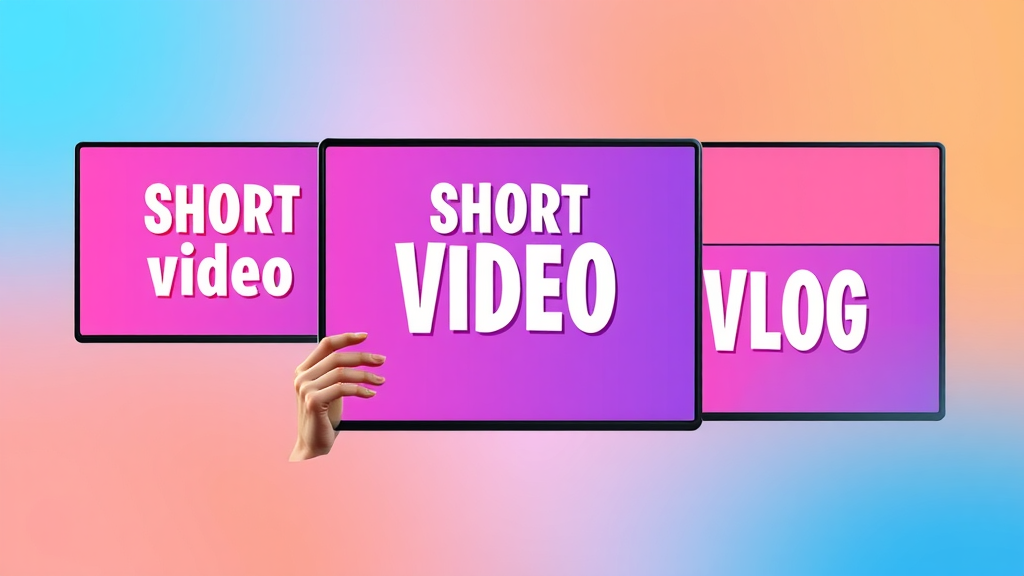 short video explainer video vlog types social media video marketing