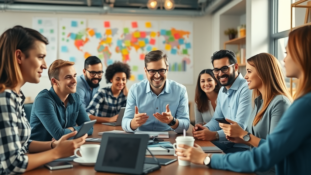 content marketing team brainstorming actionable hacks for 2024