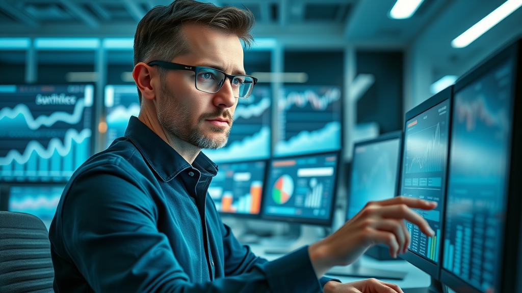 Professional using analytics to measure online presence and personal brand basics