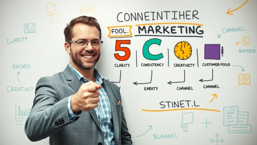 five Cs of content marketing infographic