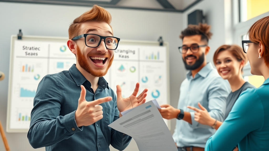 creative marketing team planning and optimizing campaign experiments