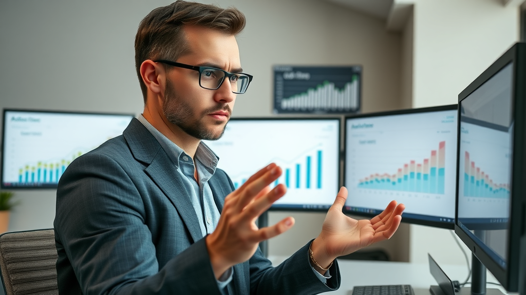 ad spend budgeting chart professional marketer analyzing advertising platforms