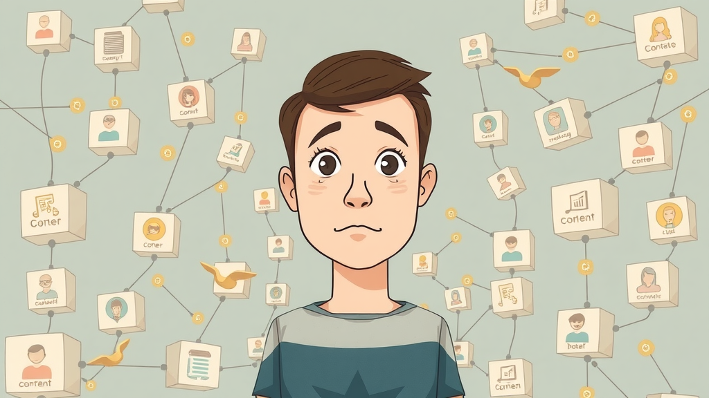 content marketing strategy pillars conceptual illustration
