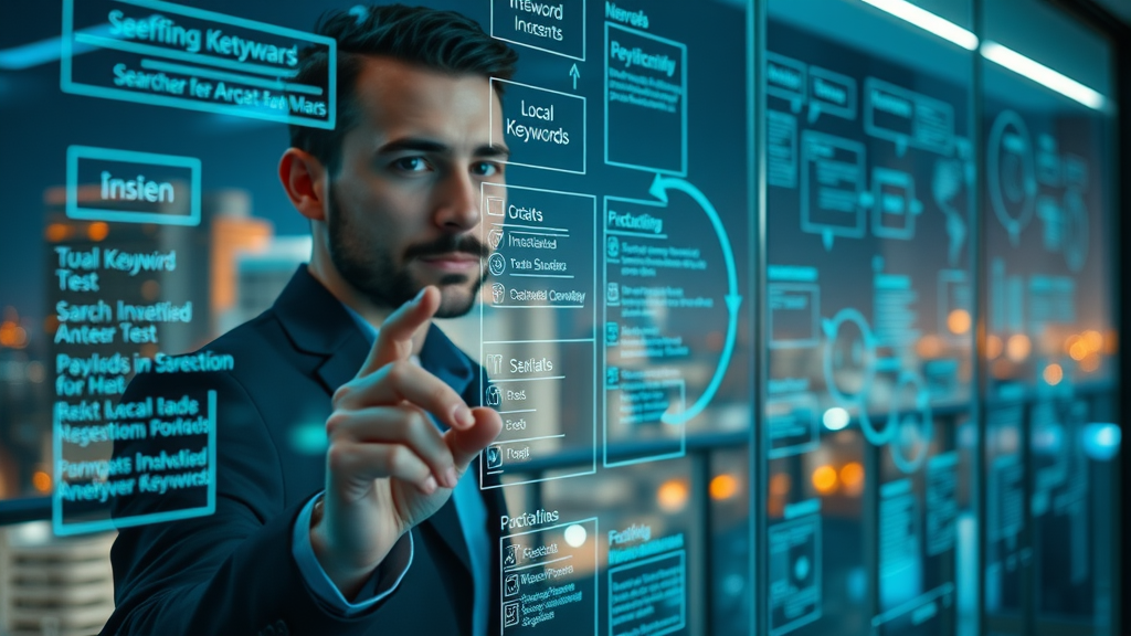 local keyword research mapping keywords to search intent categories