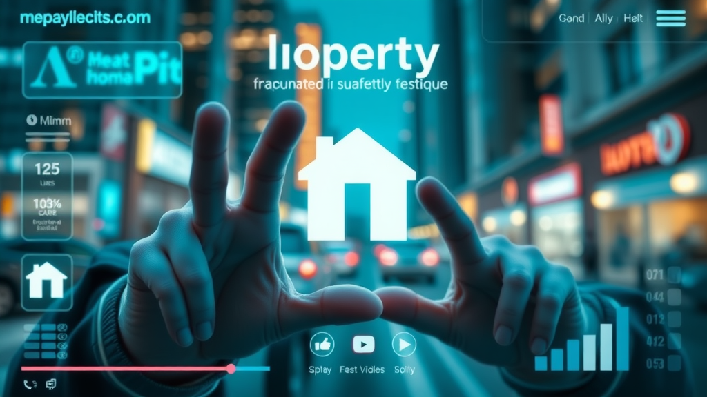 Property video ad with engaging graphics featured on social media feed, maximizing reach for property services