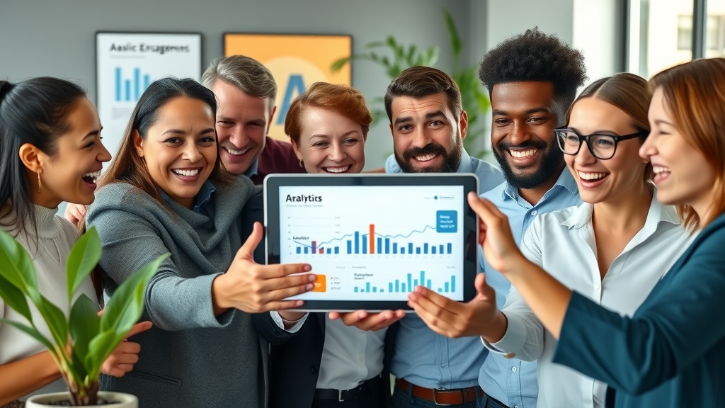 Business team celebrating social media engagement, reviewing TikTok and Instagram Shorts analytics results - tiktok and instagram shorts