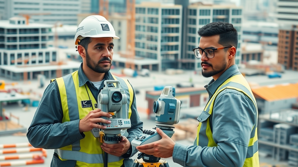 Technicians using innovative equipment for nationwide construction services.