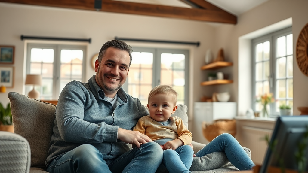 Garage conversions Derbyshire modern family enjoys new living room space