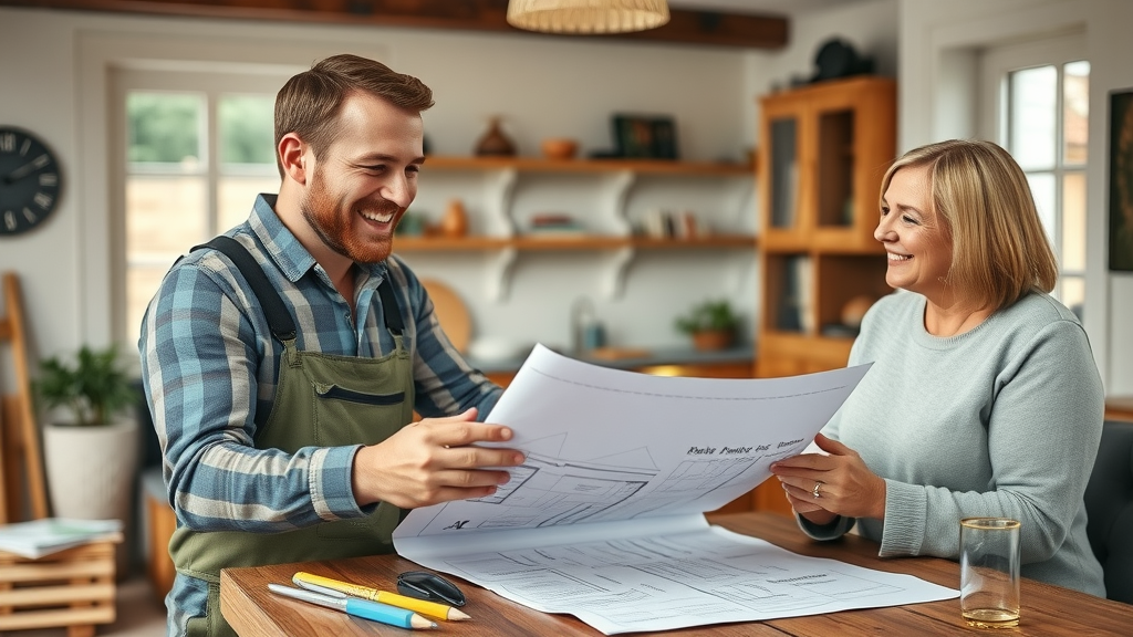 Garage conversions Derbyshire builder consults with homeowners on quality conversion plans