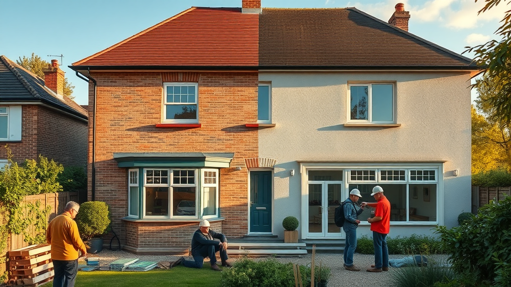 Chesterfield home renovations showing modern extension, builders, and family