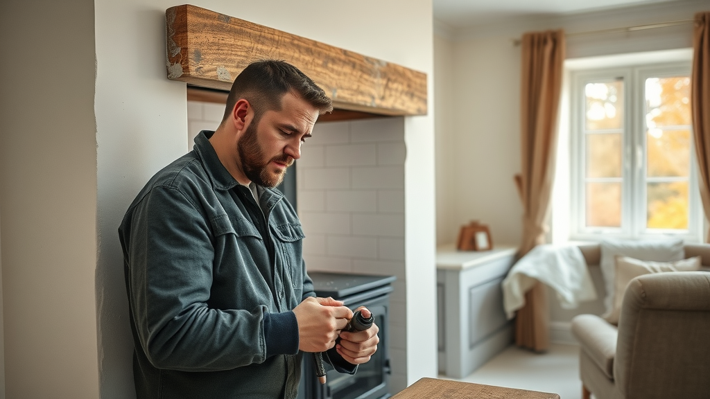 Expert installing multi fuel stove for safe and efficient home heating