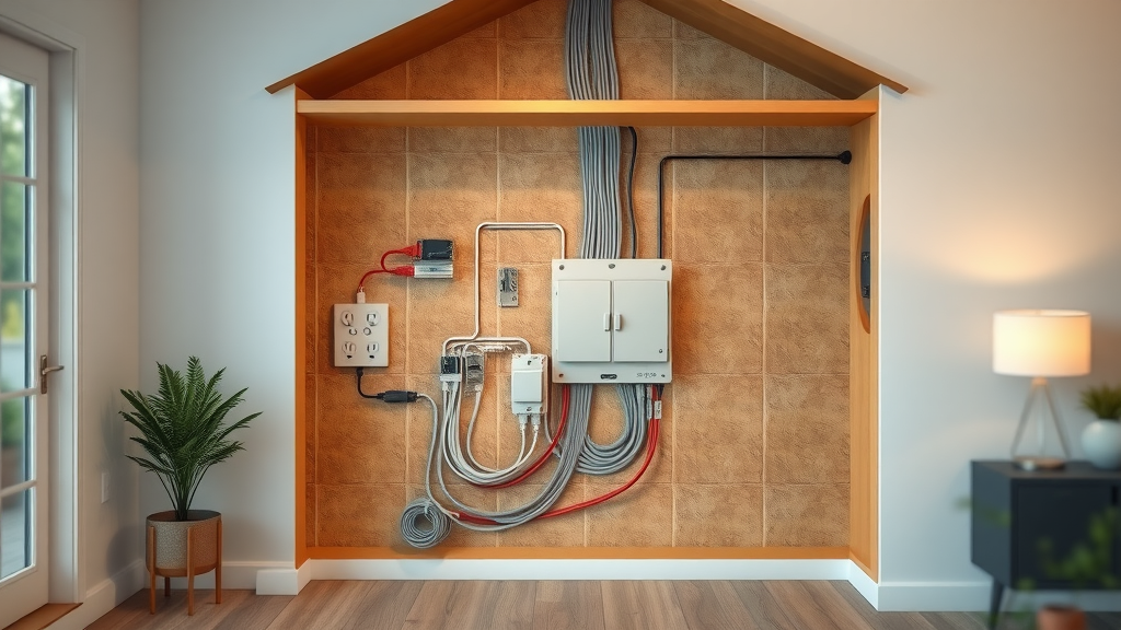 New circuit panel and wiring showcase electrical rewiring solutions for home safety