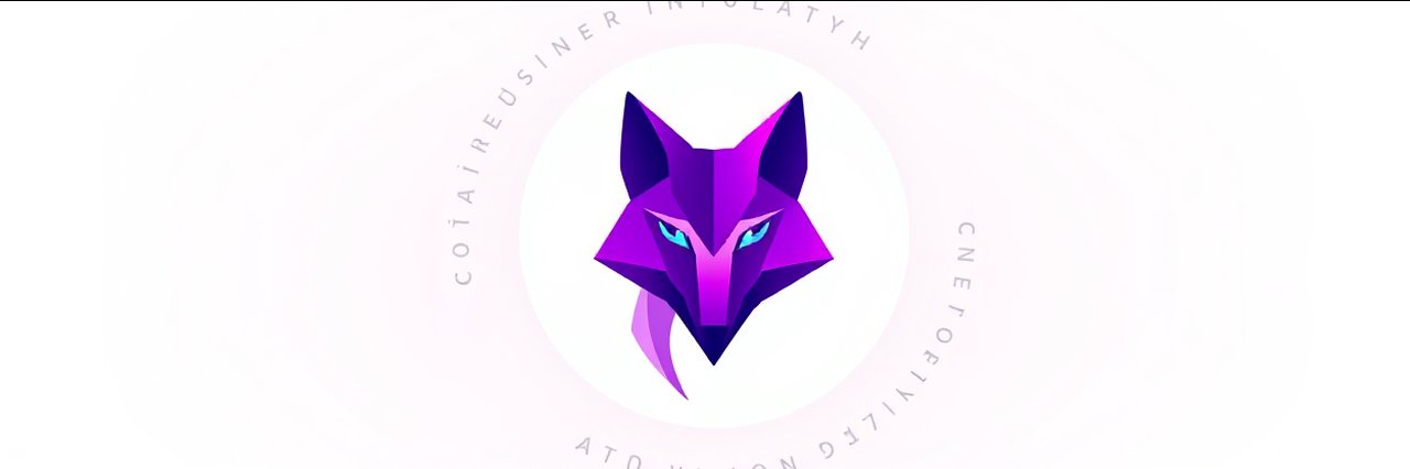 geometric purple fox logo for gas safe engineers in a clean white circle