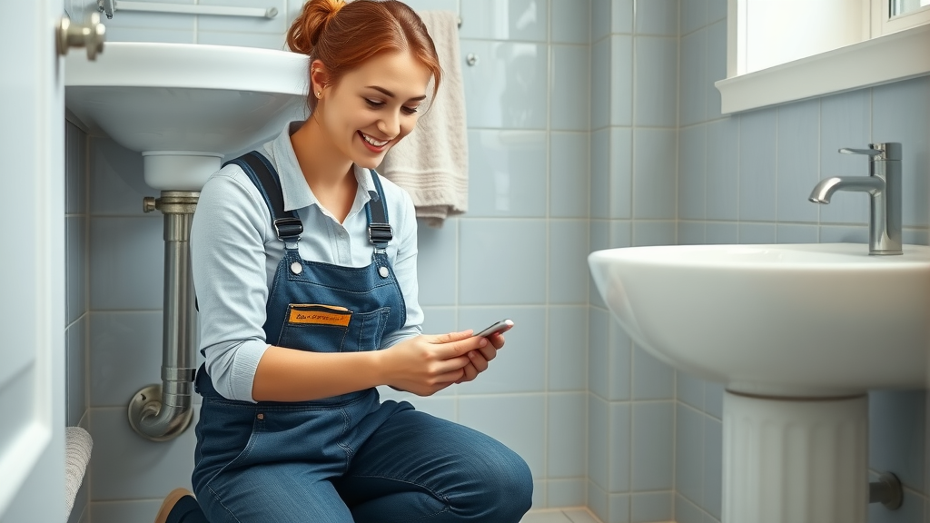 Expert trustworthy plumbing company staff explaining repairs to customer