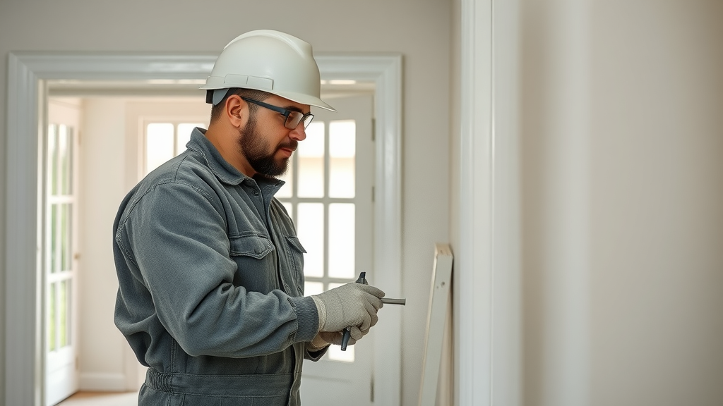 Interior exterior painting expert prepping surfaces for a flawless professional finish