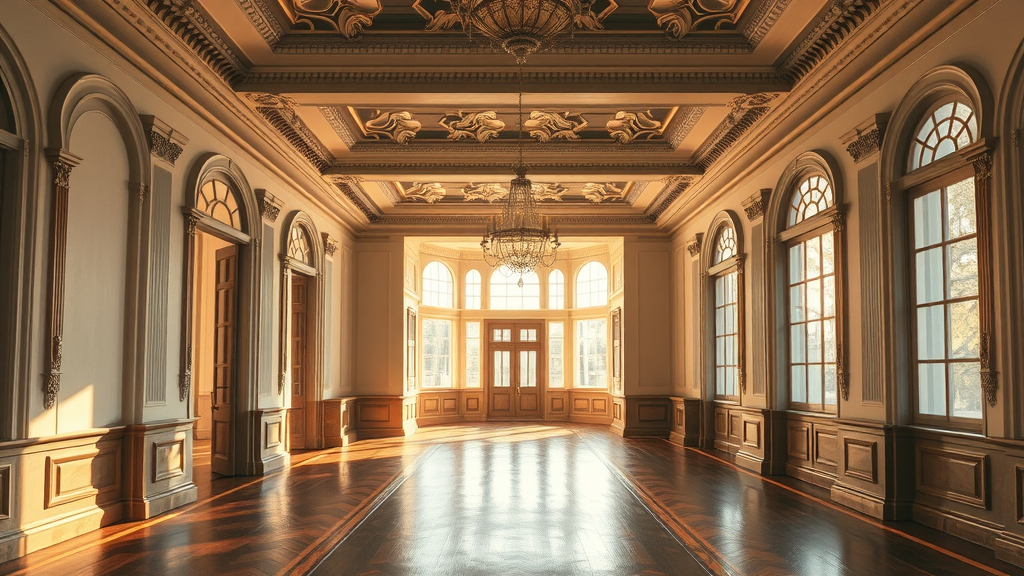 Victorian hallway featuring ornate decorative coving installation for a classic finish.